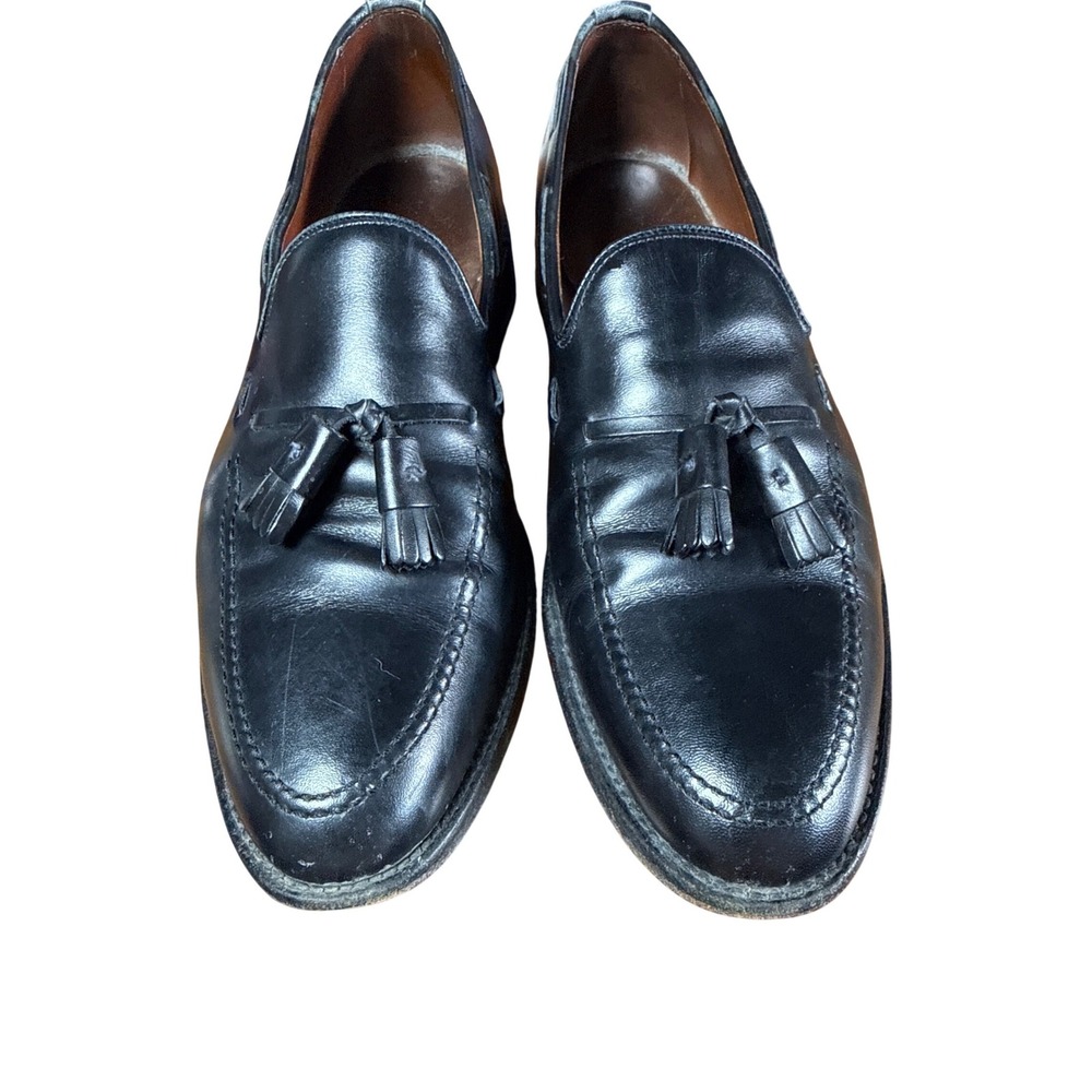 Allen Edmonds Grayson Black Leather Tassel Loafers Mens‎ 11B Classic Preppy